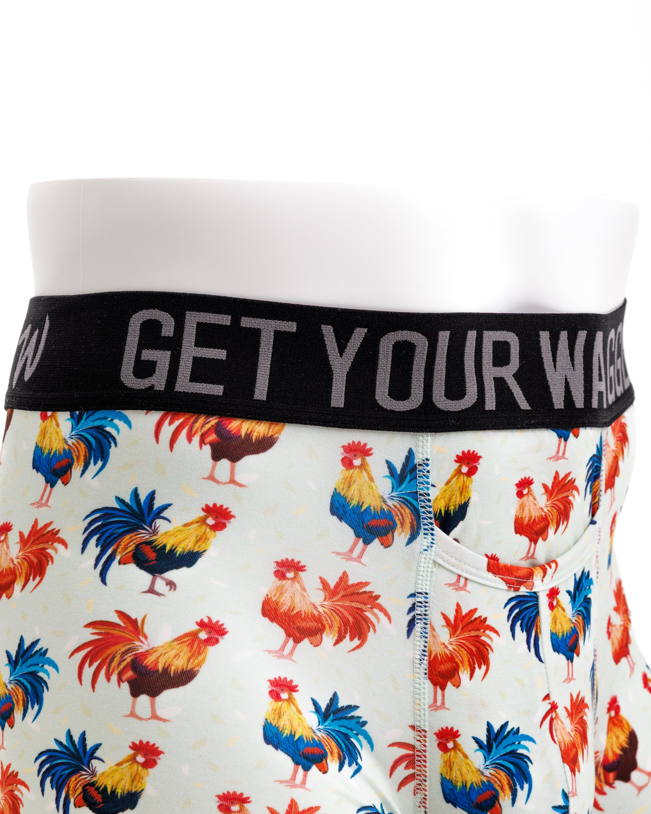 Cocky Rooster Men's Caddie Boxer Briefs - Image 4