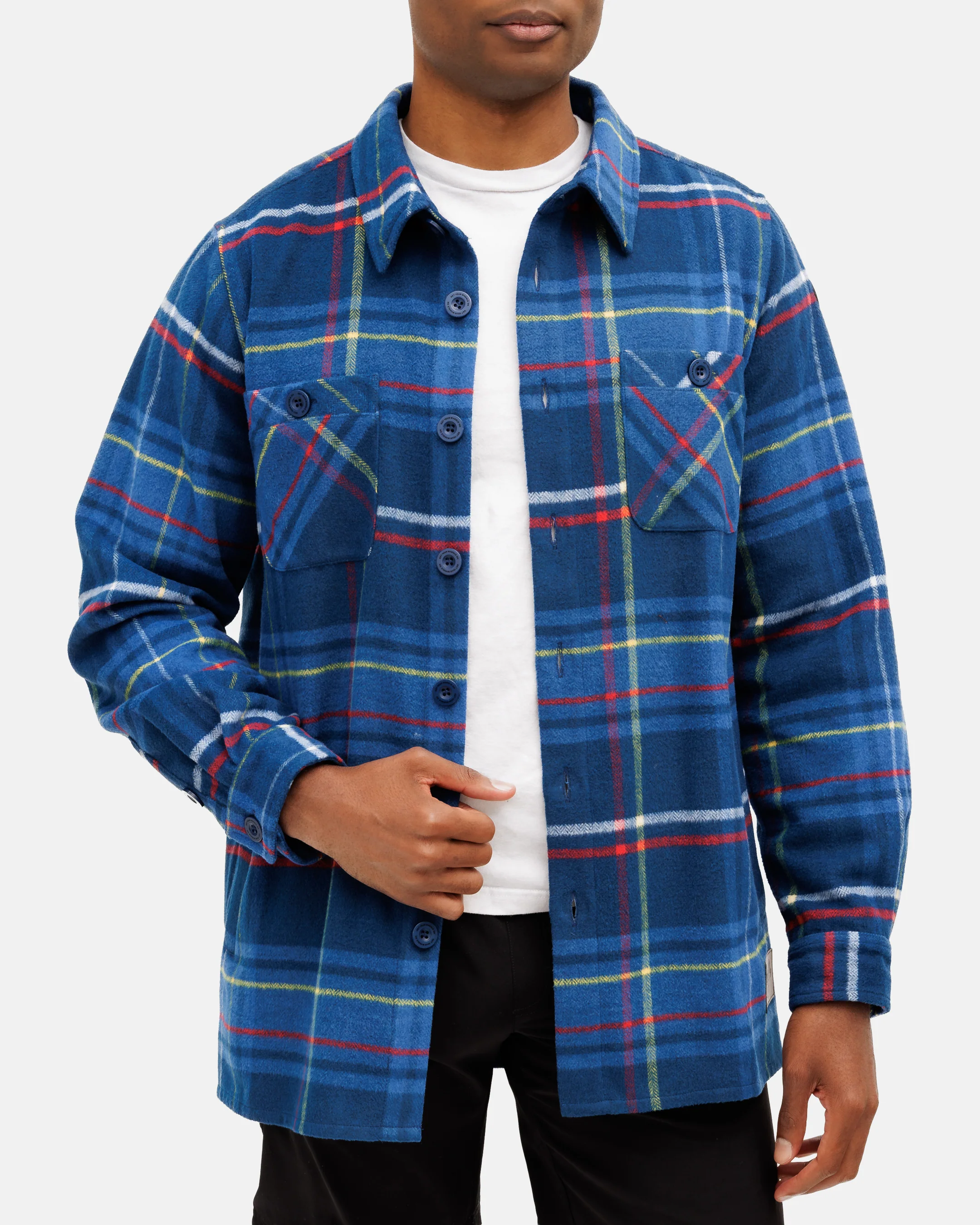 Cocky Rooster Men's Heavyweight Flannel Overshirt