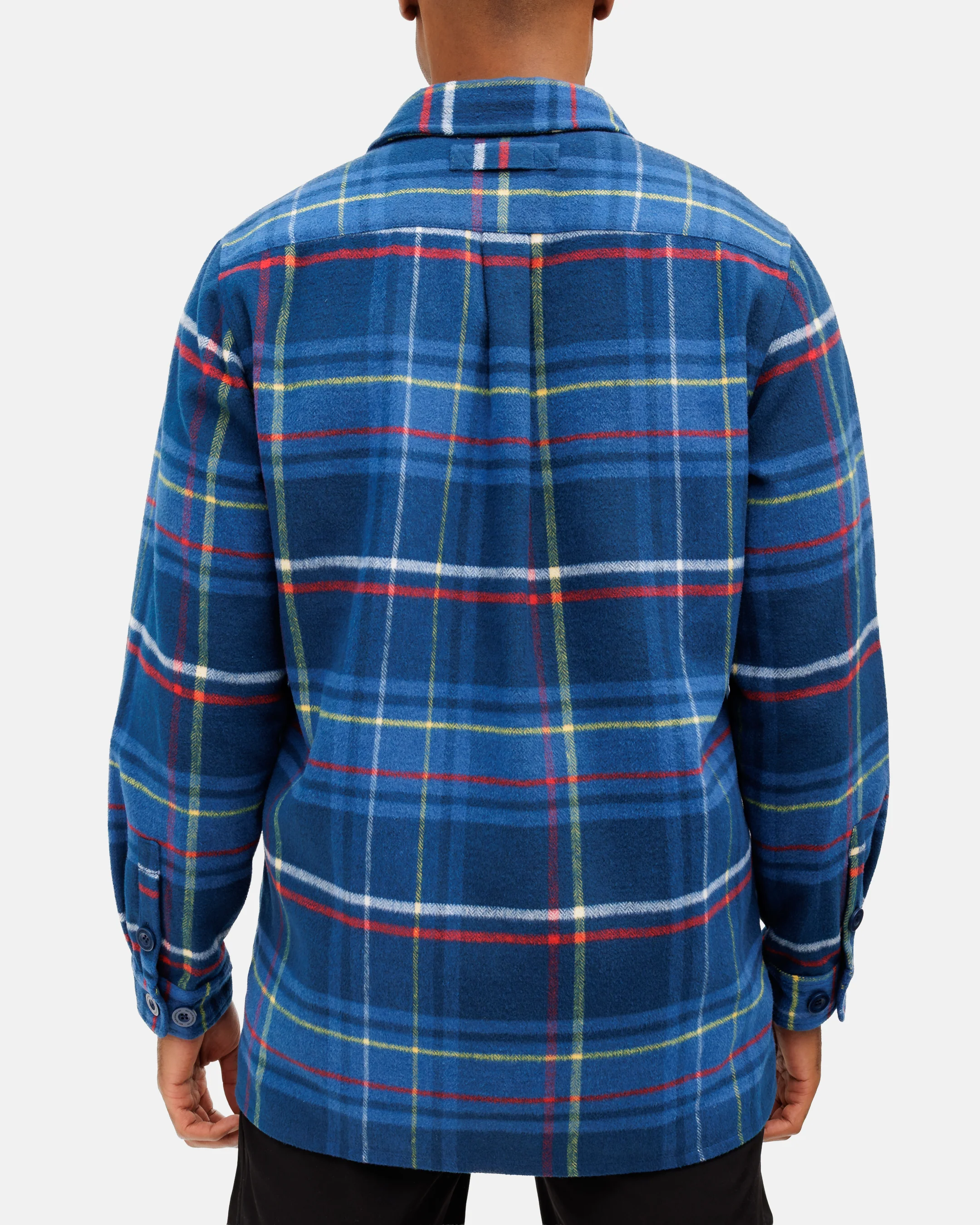 Cocky Rooster Men's Heavyweight Flannel Overshirt - Image 3
