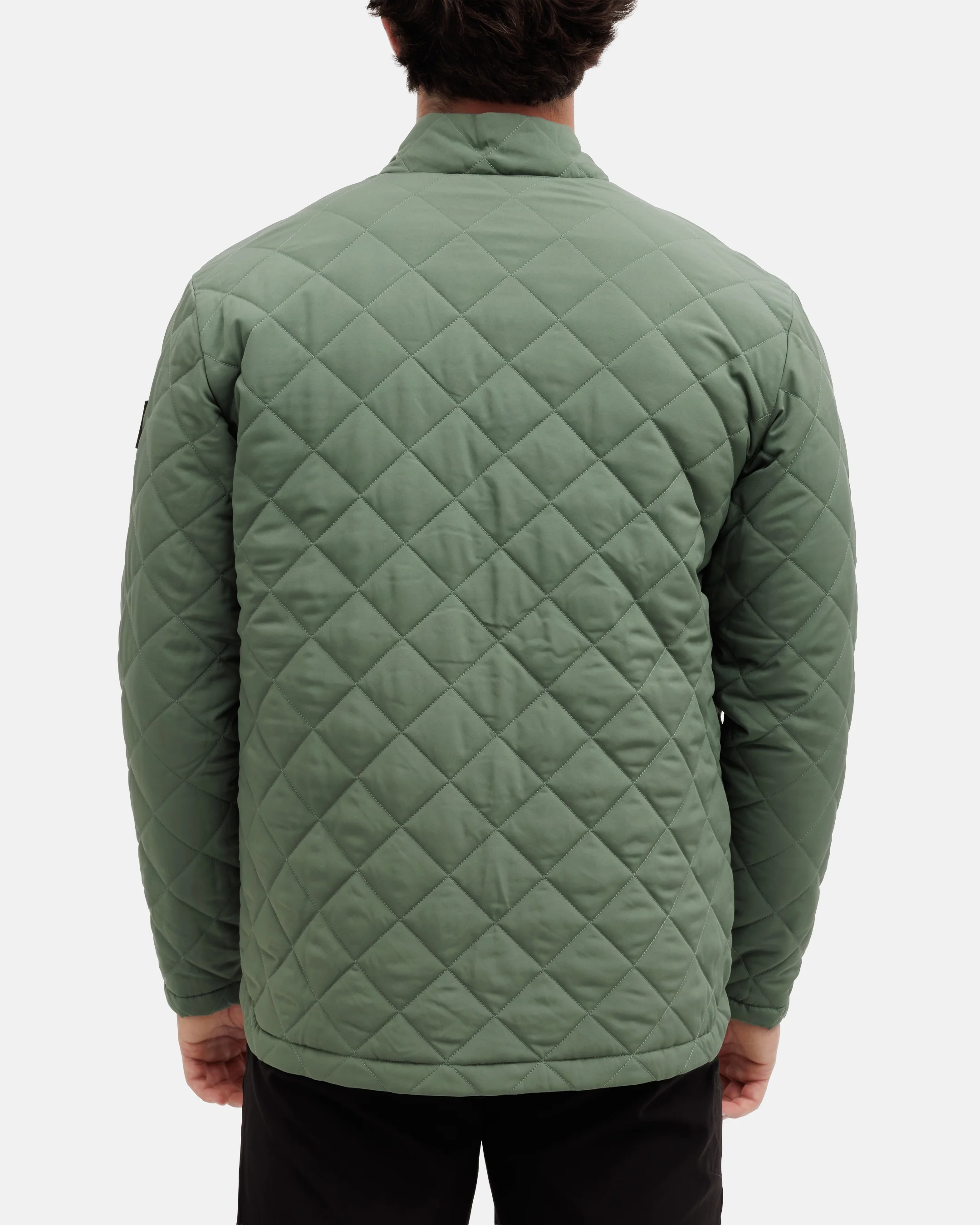 Crosscut Men's Quilted Bomber Jacket - Balsam - Image 4