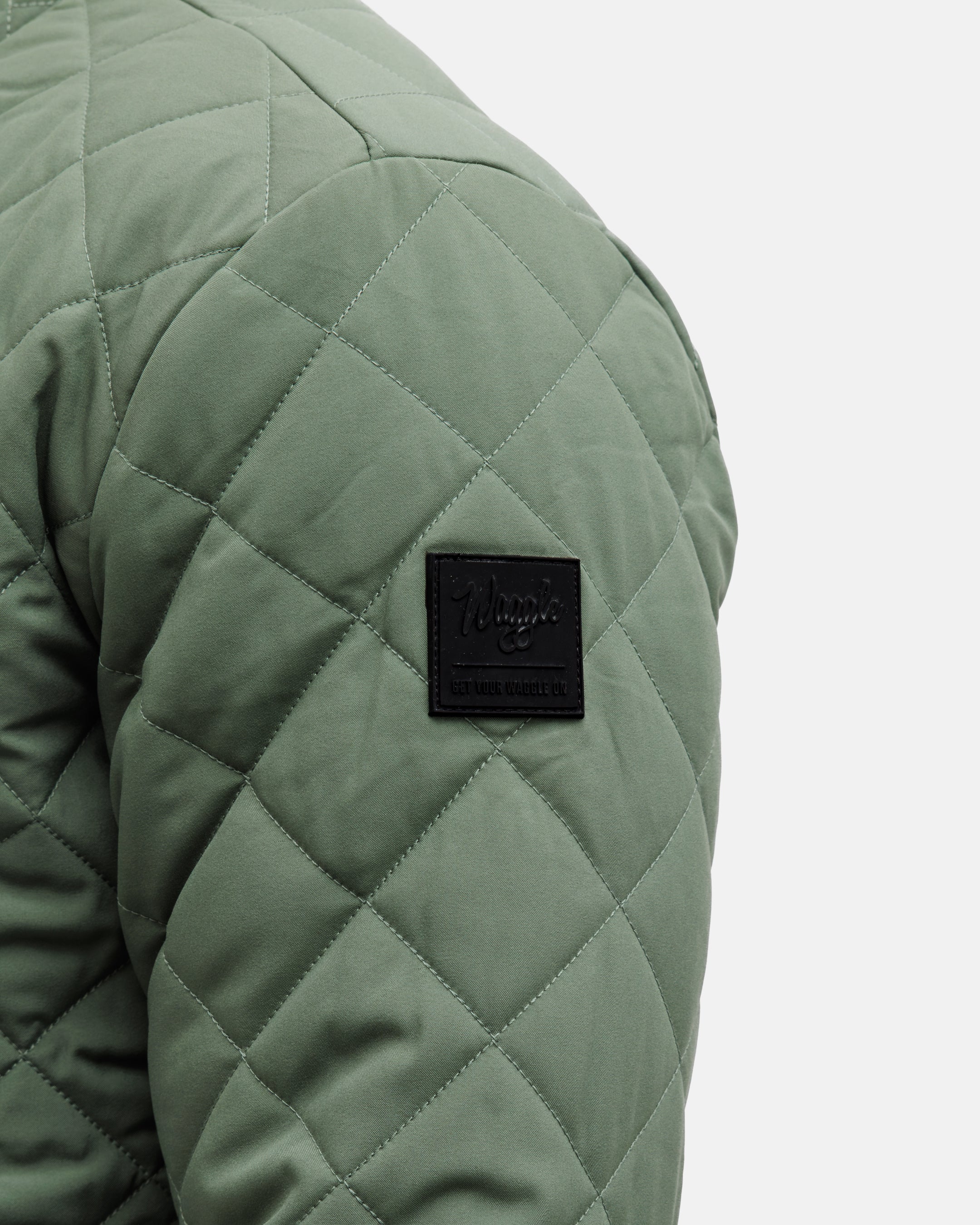 Crosscut Men's Quilted Bomber Jacket - Balsam - Image 8