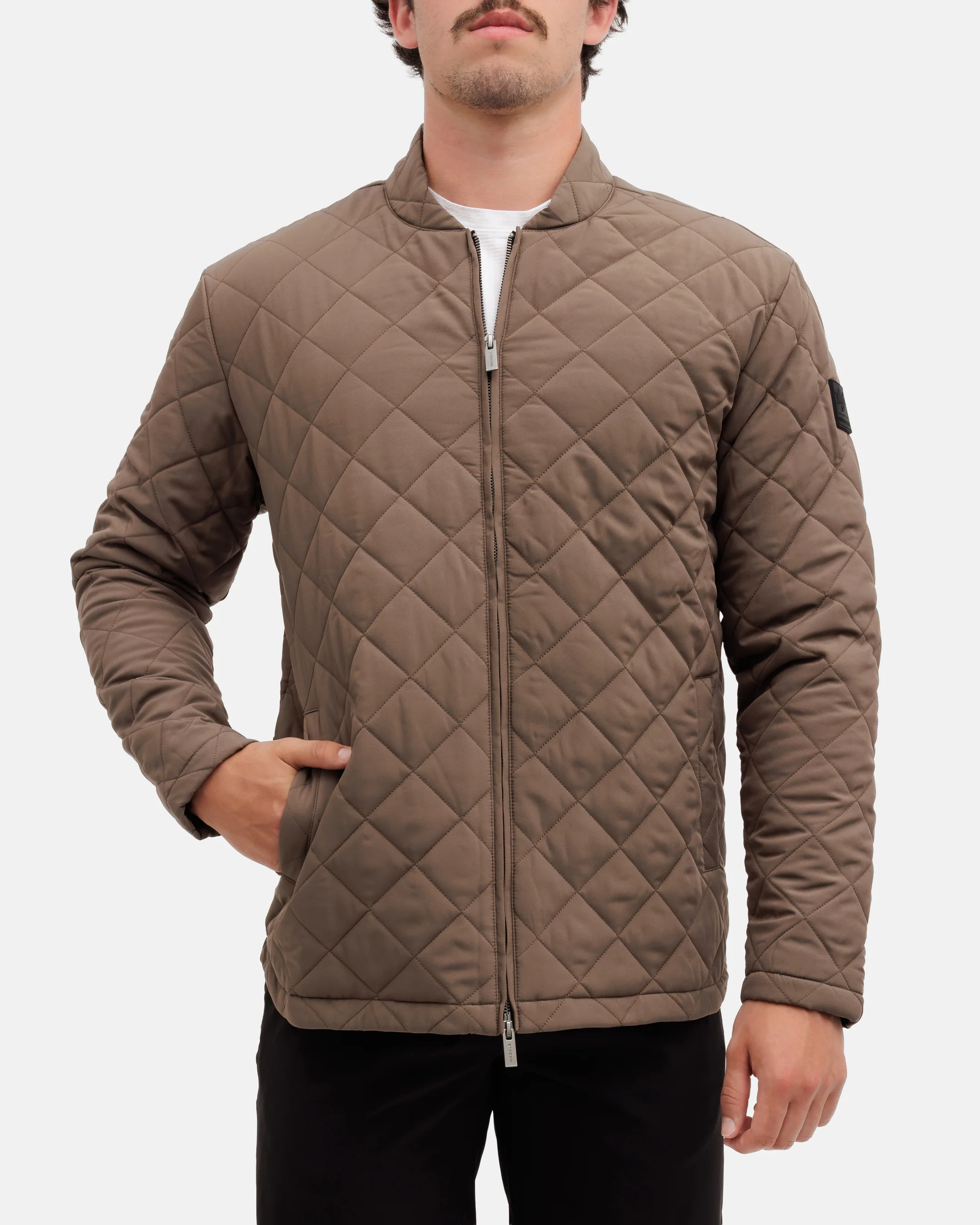Crosscut Men's Quilted Bomber Jacket - Iron Range - Image 4