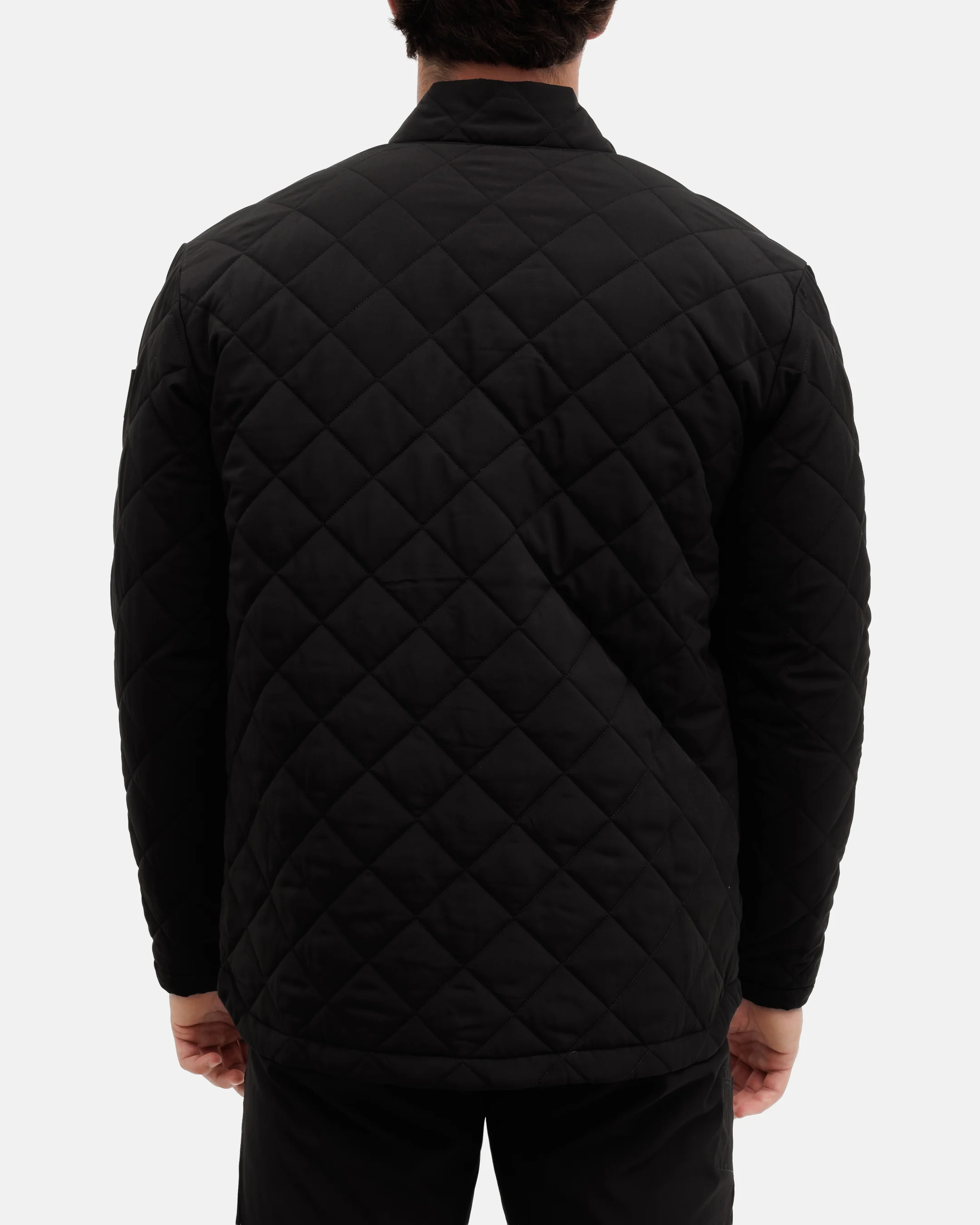 Crosscut Men's Quilted Bomber Jacket - Onyx - Image 3