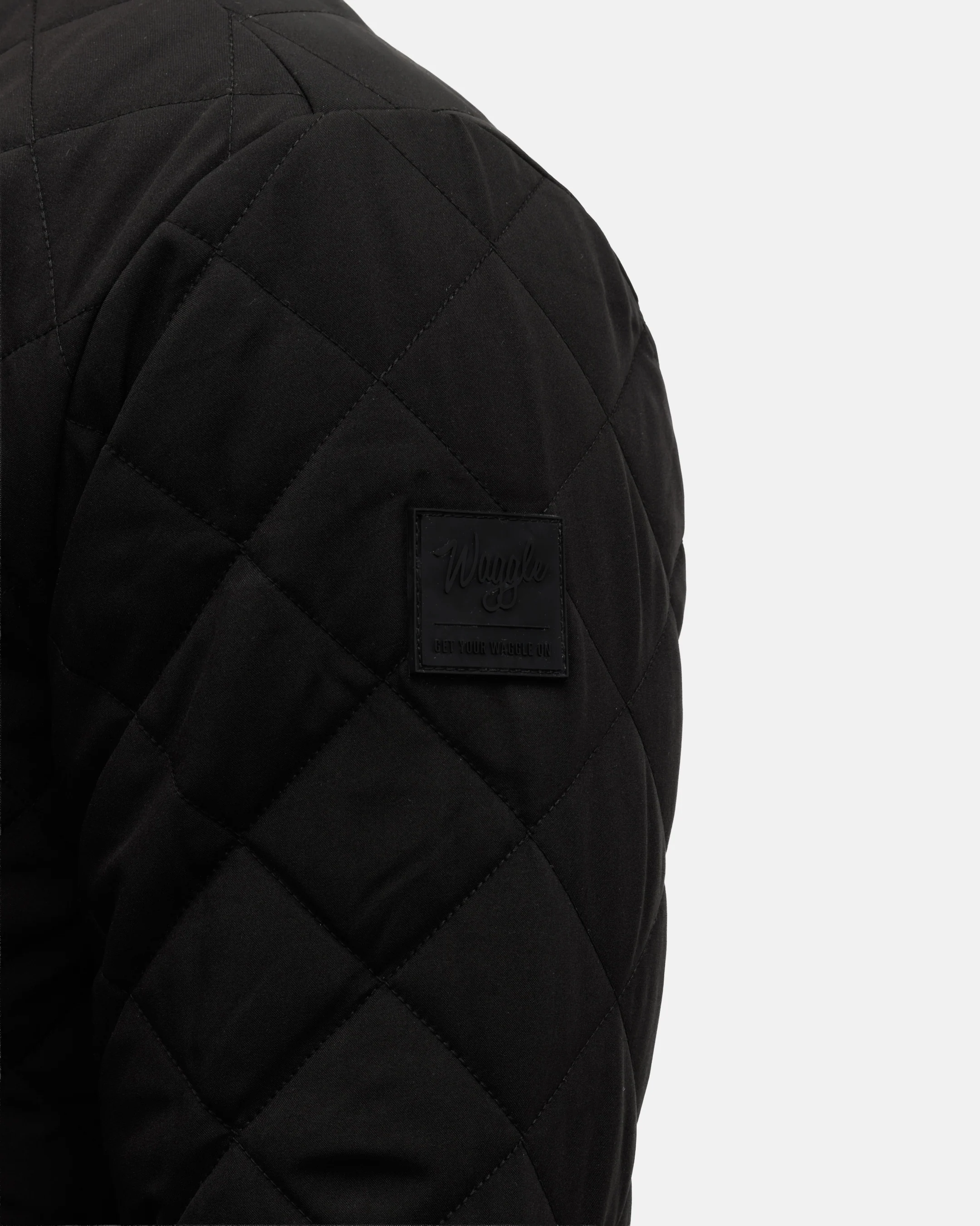 Crosscut Men's Quilted Bomber Jacket - Onyx - Image 7