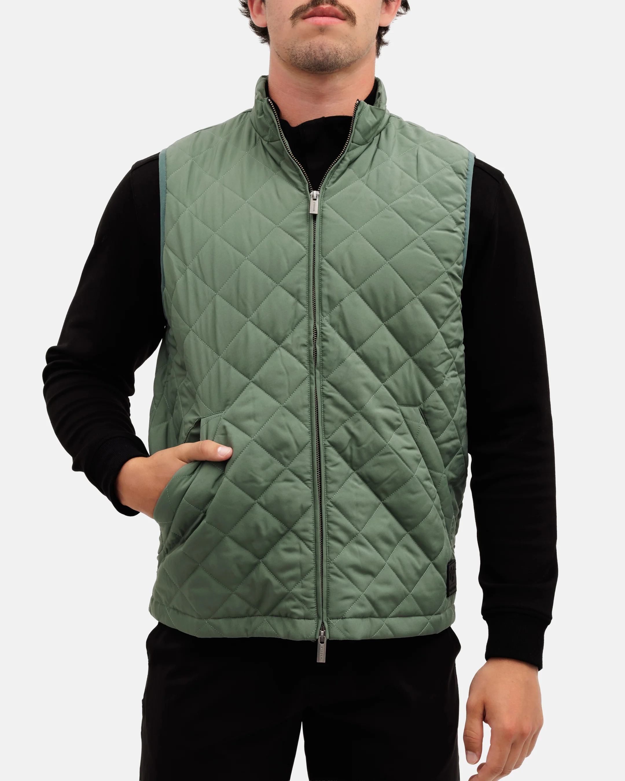 Crosscut Men's Quilted Vest - Balsam - Image 4