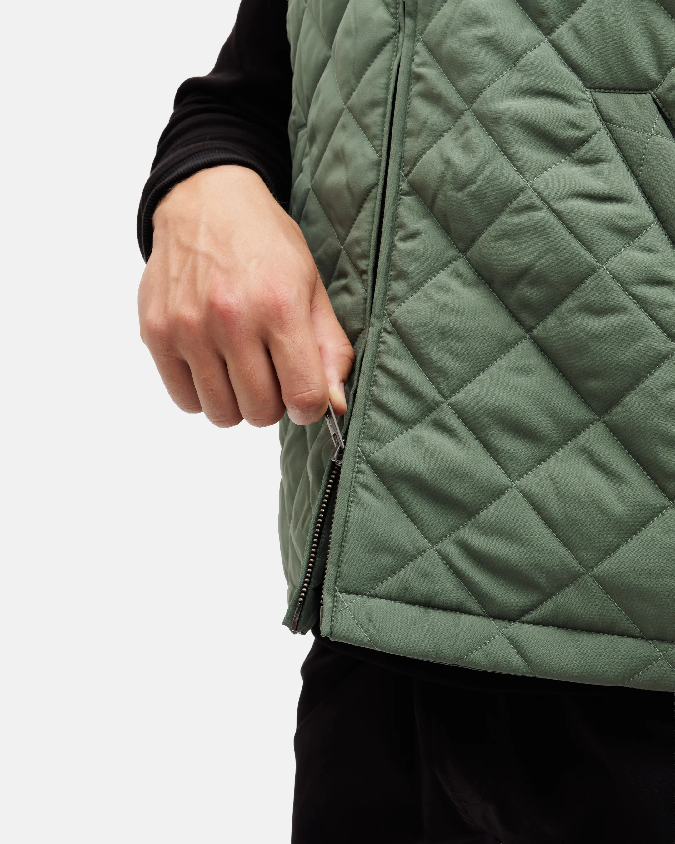 Crosscut Men's Quilted Vest - Balsam - Image 5