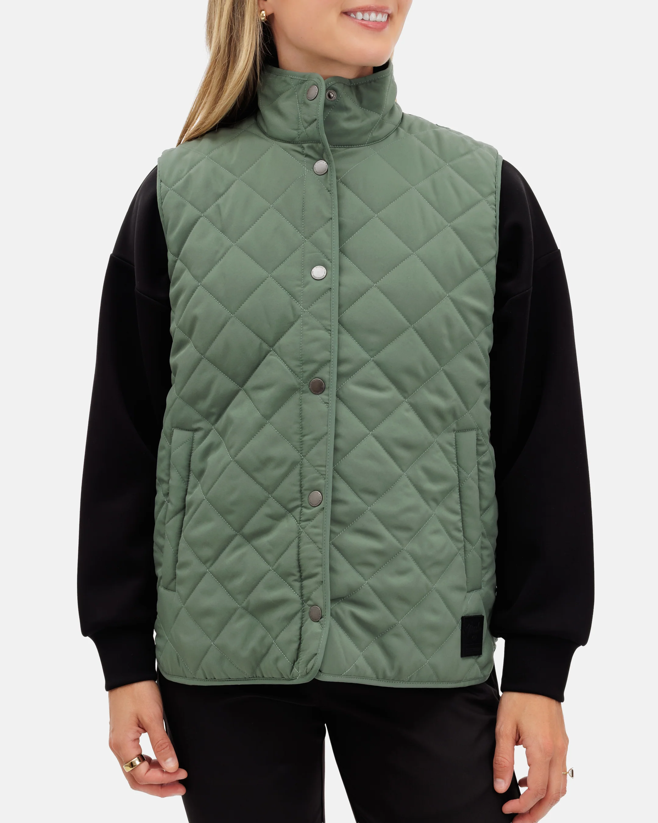 Crosscut Women's Quilted Vest - Balsam - Image 5