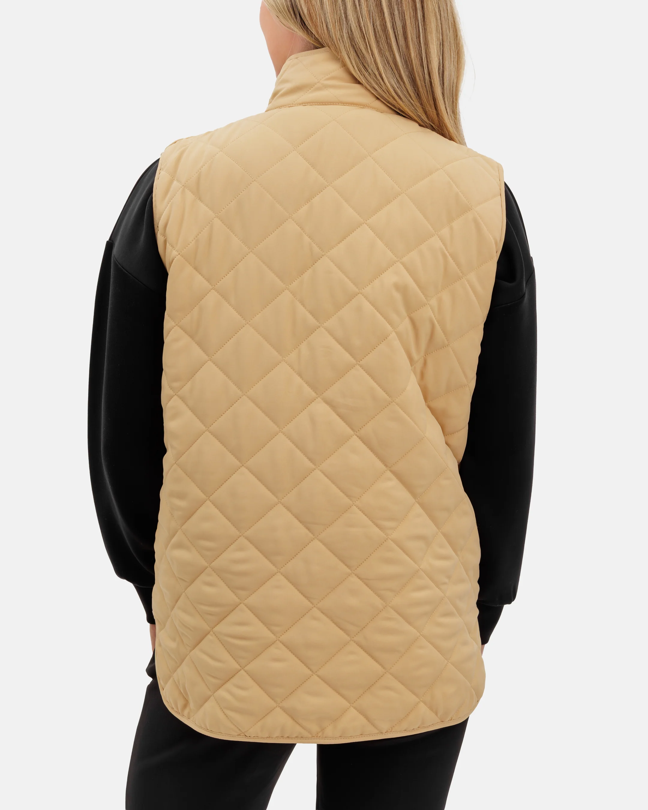 Crosscut Women's Quilted Vest - Bunker - Image 3