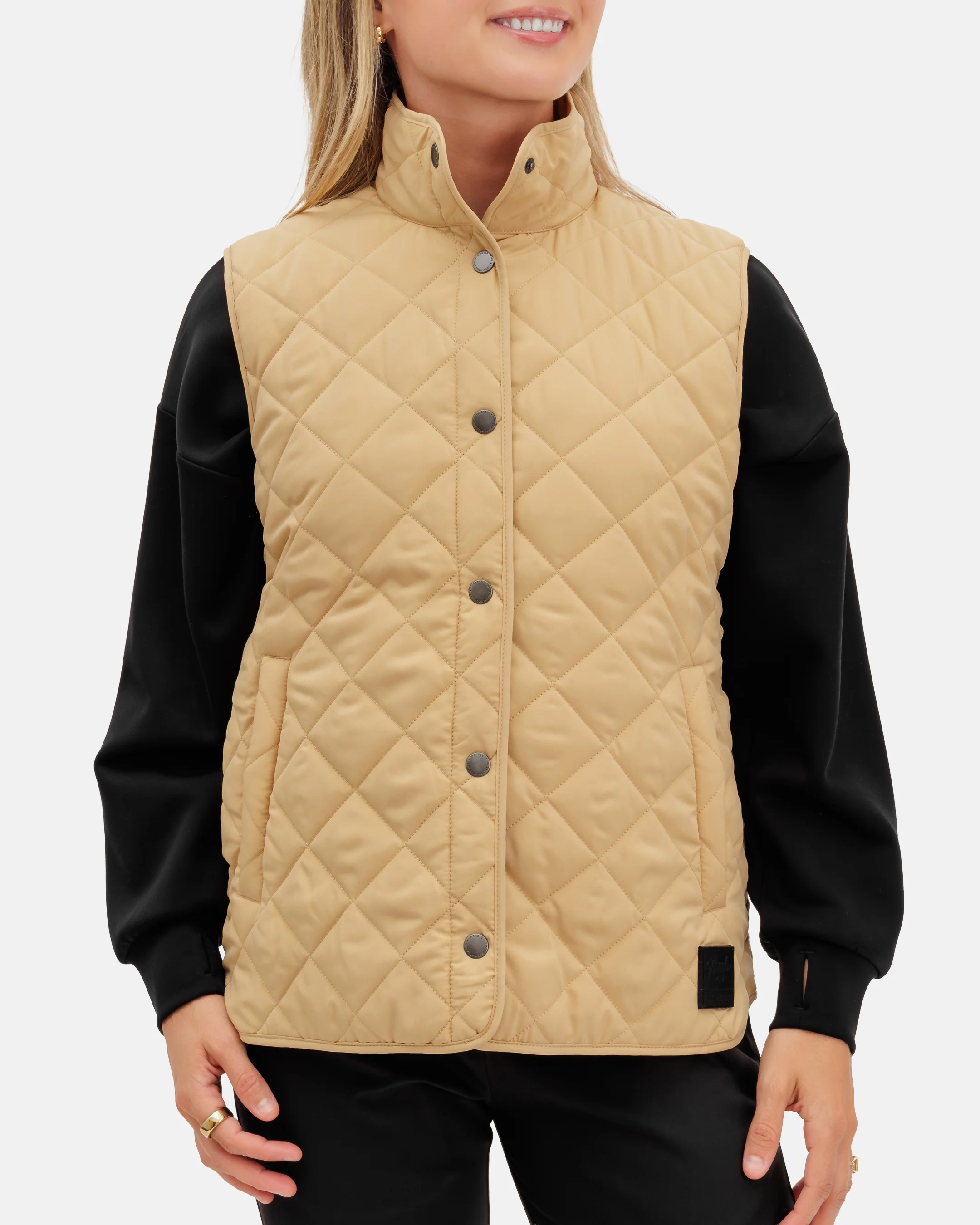 Crosscut Women's Quilted Vest - Bunker - Image 4