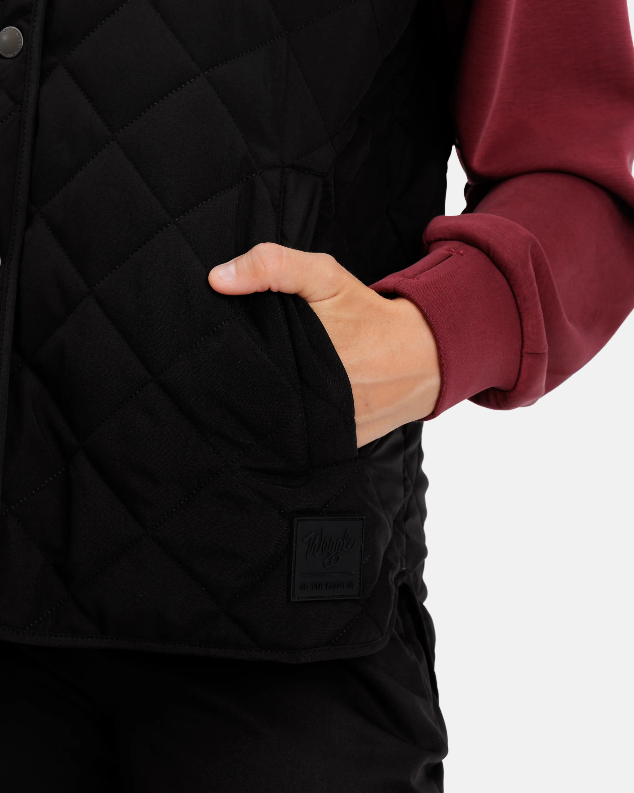 Crosscut Women's Quilted Vest - Onyx - Image 6