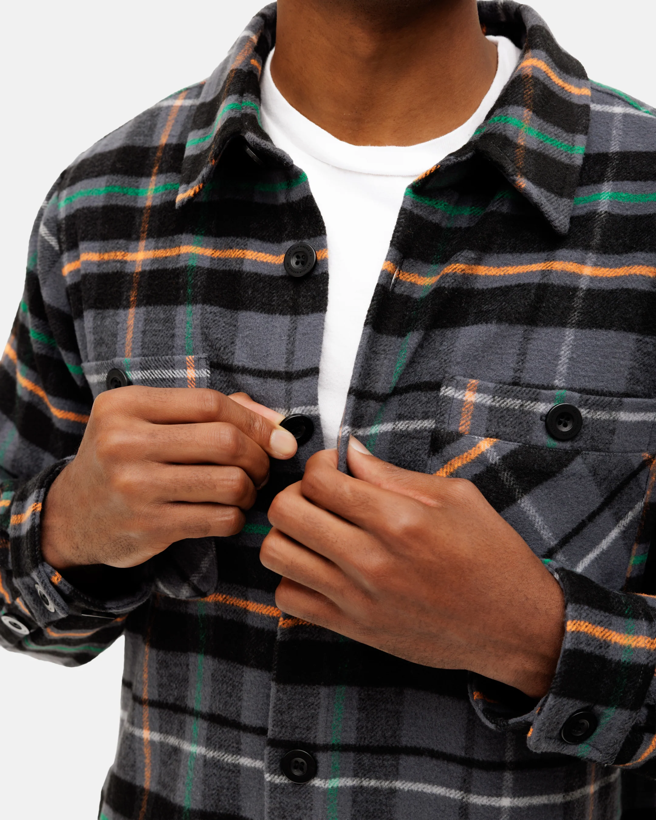 Decoy Men's Heavyweight Flannel Overshirt - Image 3