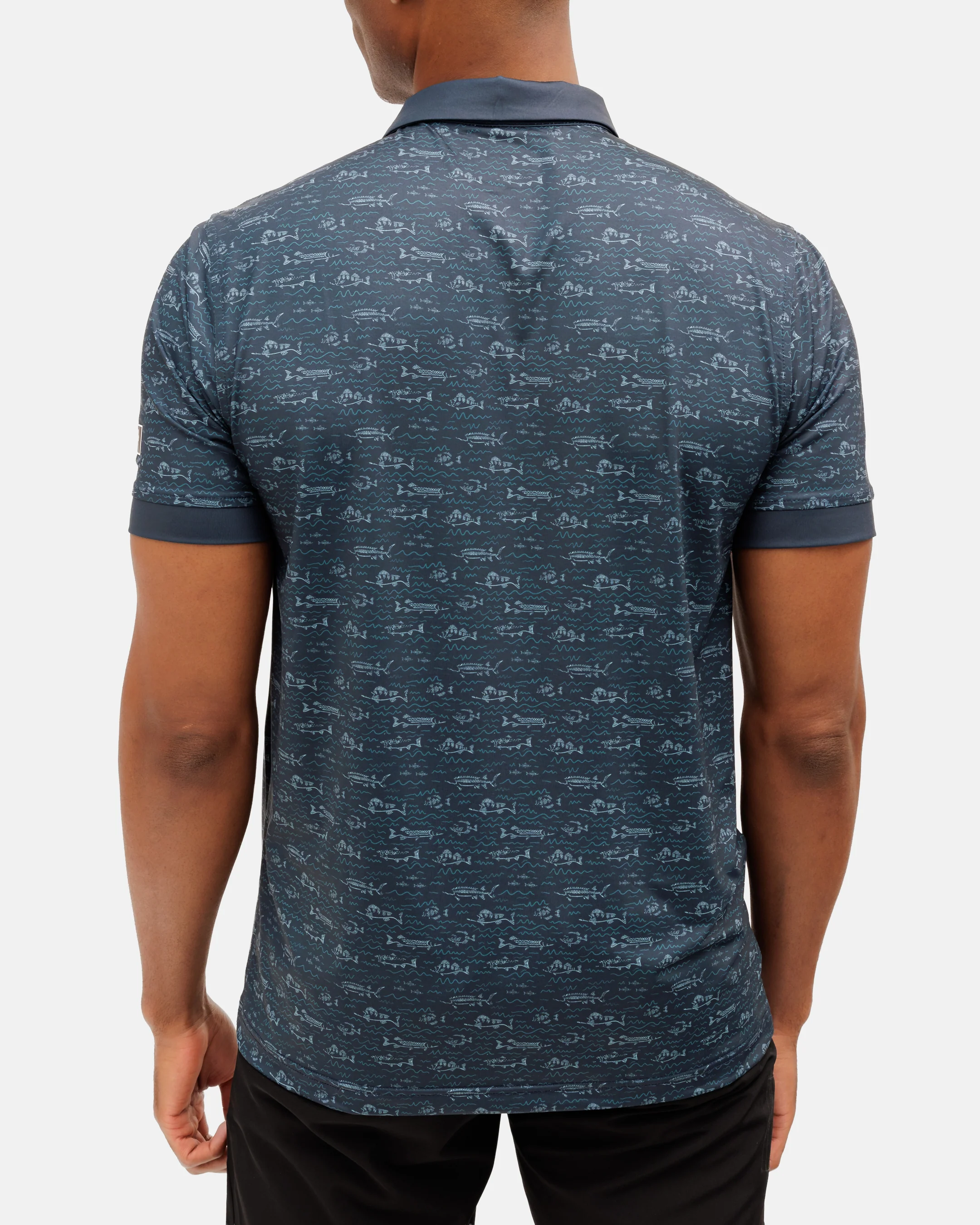 Fish Finder Men's Polo - Image 4