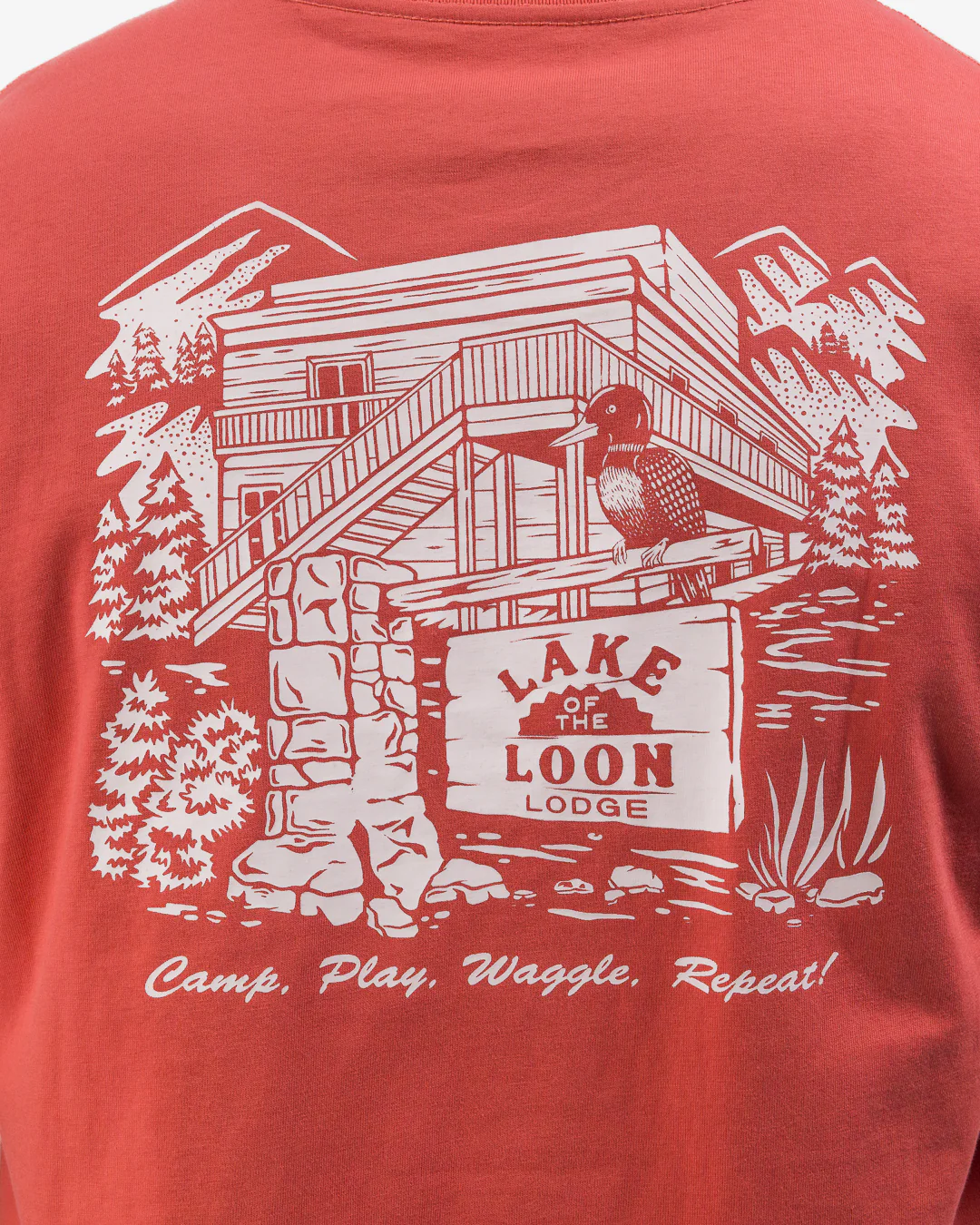 Lake of the Loon Lodge T-Shirt - Image 5