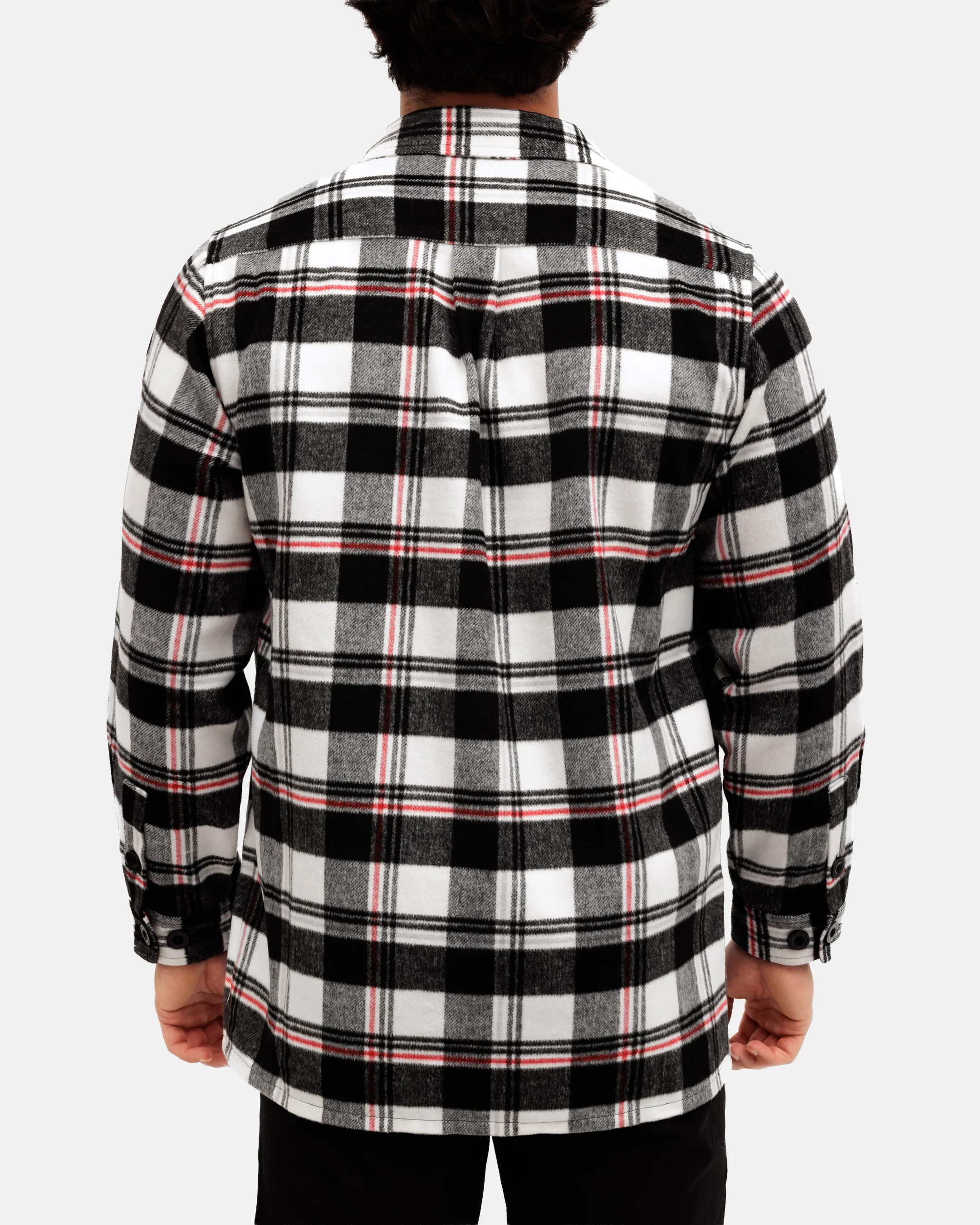 Loon Lake Men's Heavyweight Flannel Overshirt - Image 4