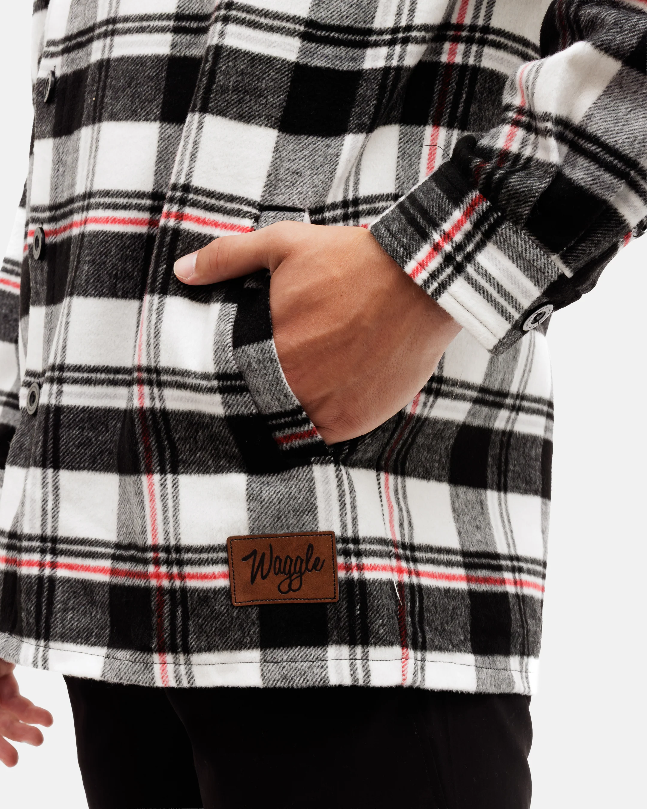 Loon Lake Men's Heavyweight Flannel Overshirt - Image 6
