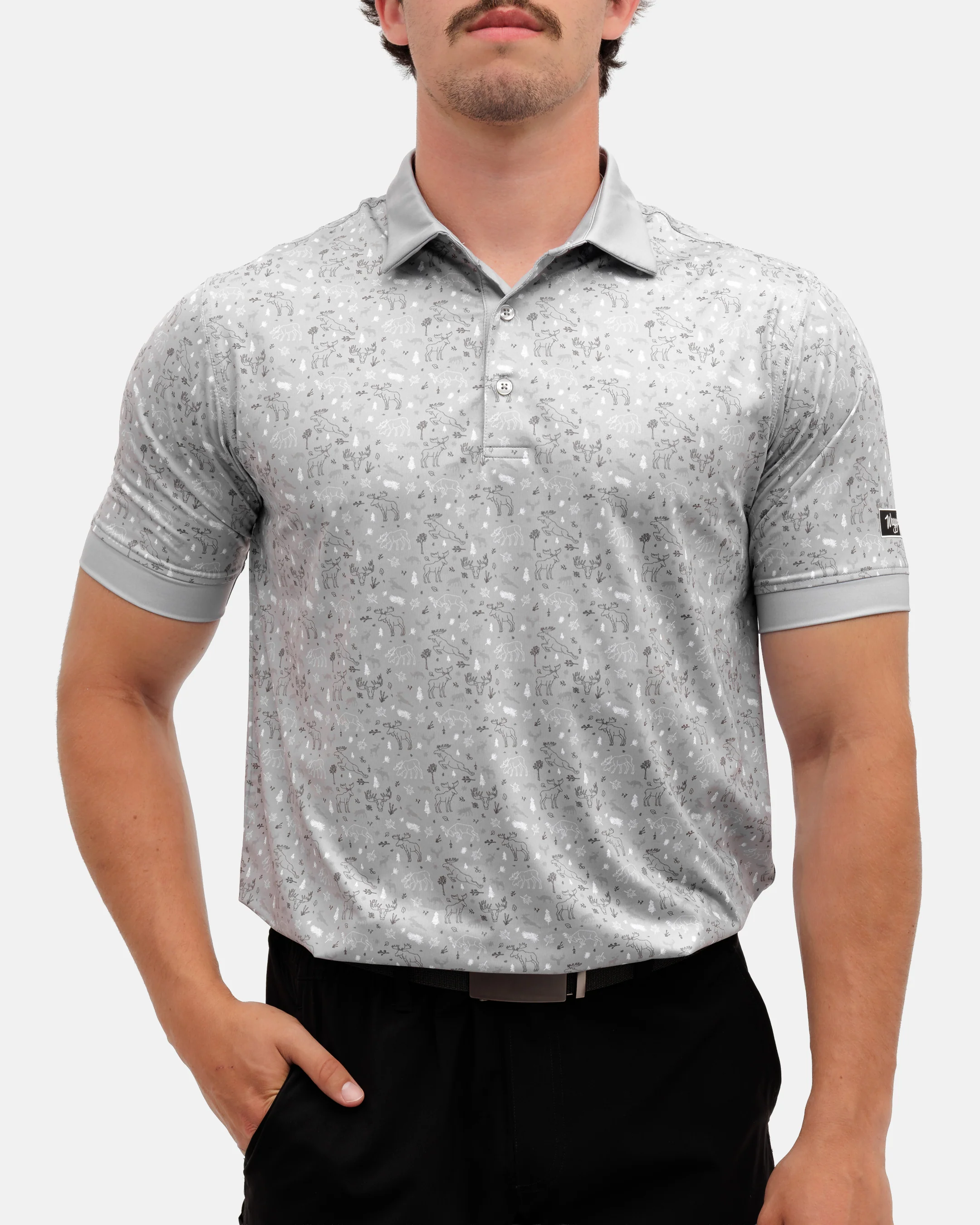 Moose Track's Men's Polo - Image 4