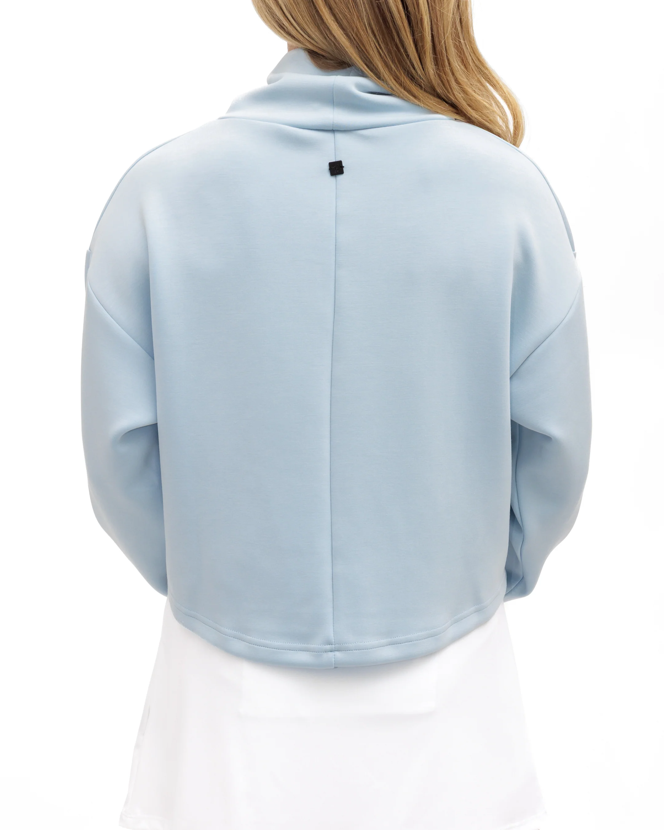 Plume Women's Funnel-Neck Sweatshirt - Breeze - Image 3