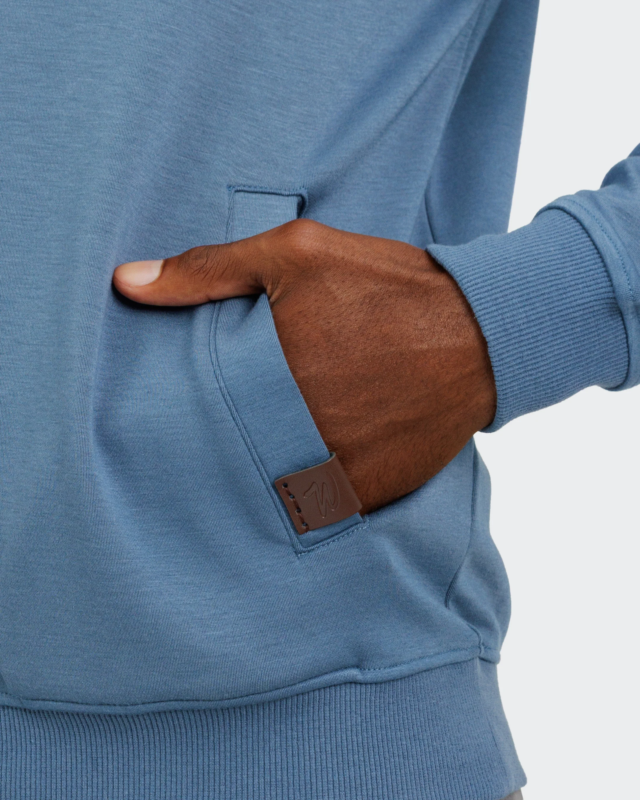 Sunday Men's Quarter Zip - Lake - Image 6