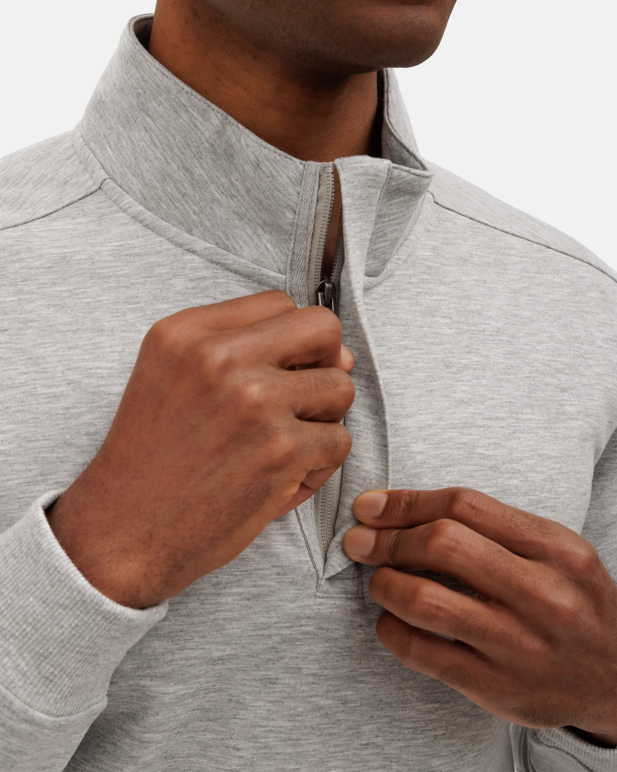Sunday Men's Quarter Zip - Stone - Image 3