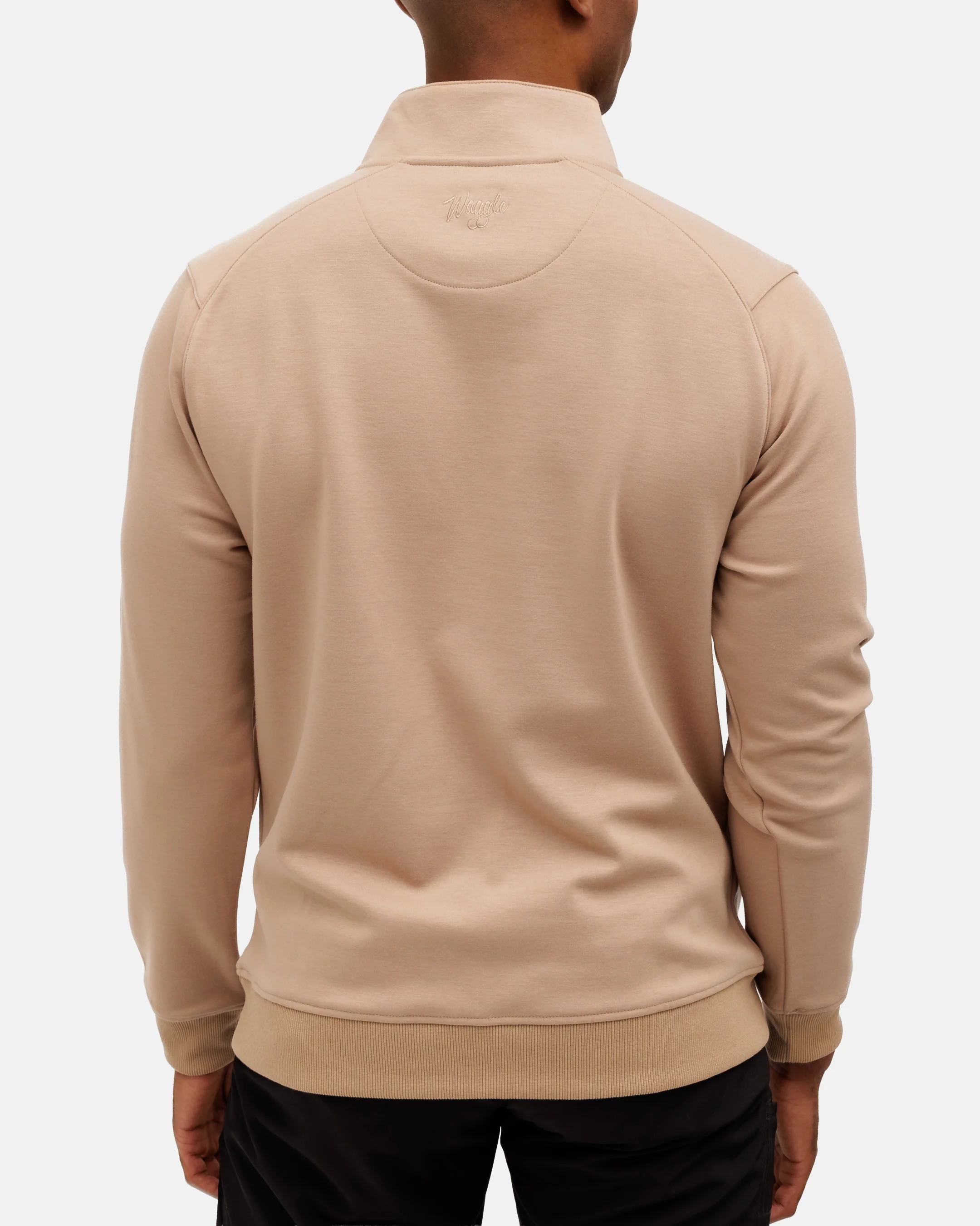 Sunday Men's Quarter Zip - Wheat - Image 4