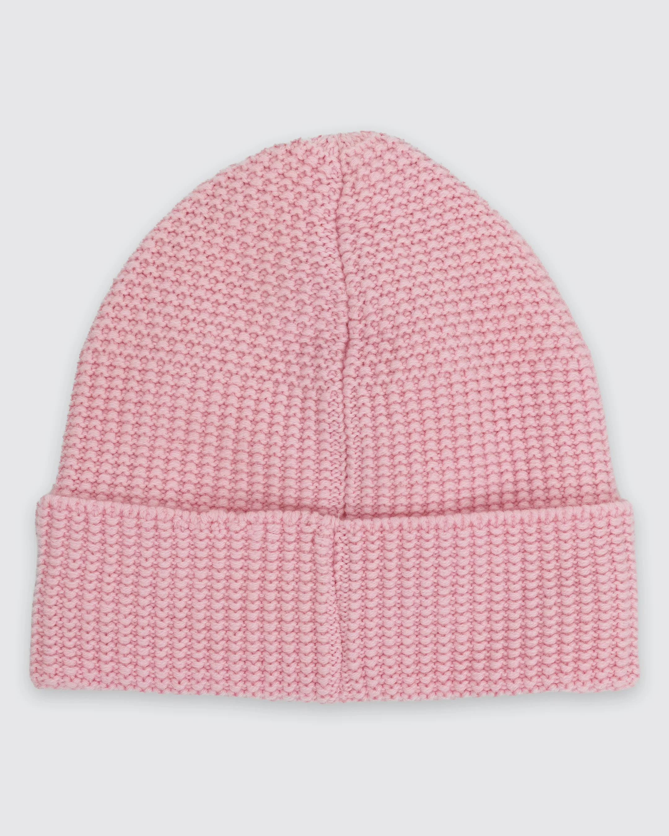Waffle Knit Beanie - Dusty Rose - Image 3