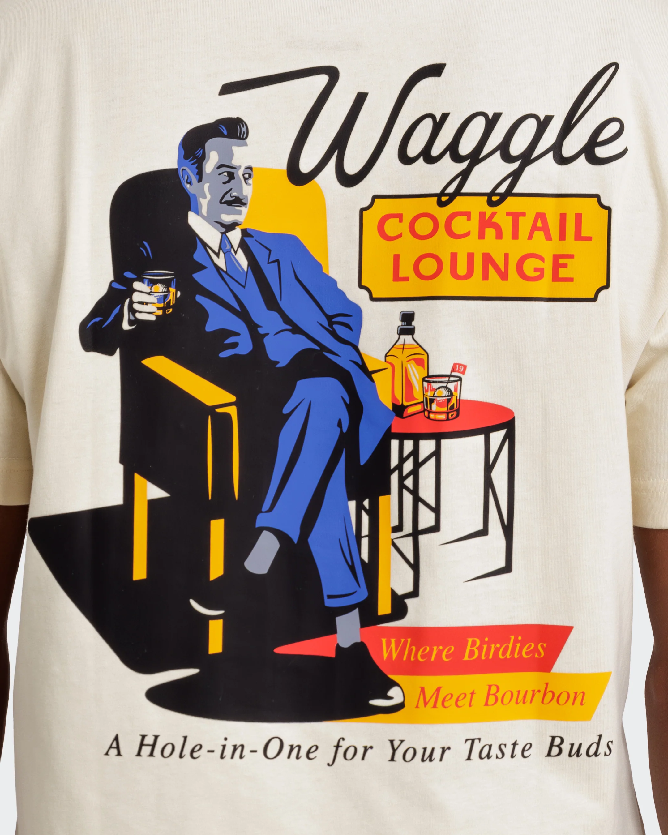 Waggle Cocktail Lounge T-Shirt - Image 4