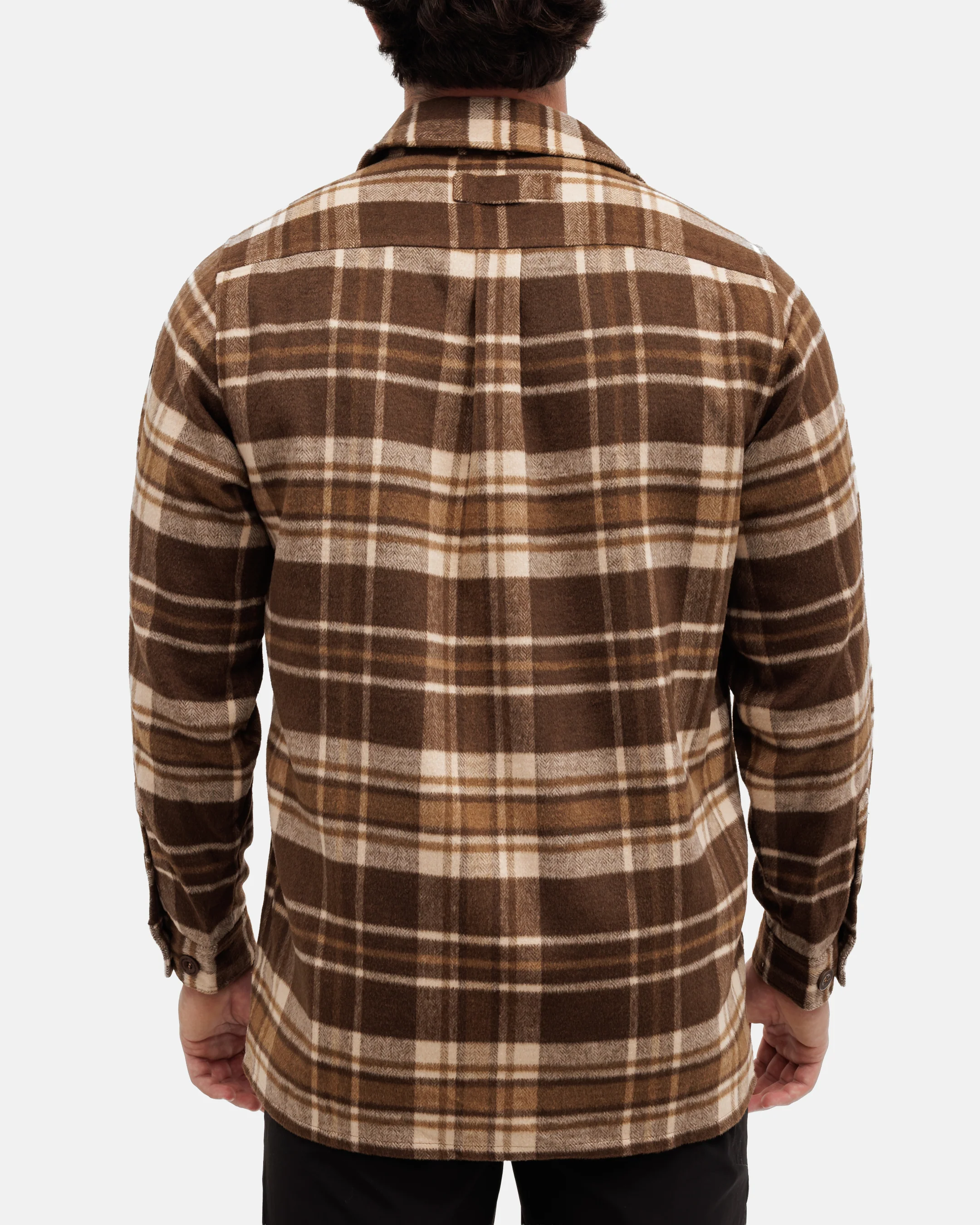 Wally Men's Heavyweight Flannel Overshirt - Image 3