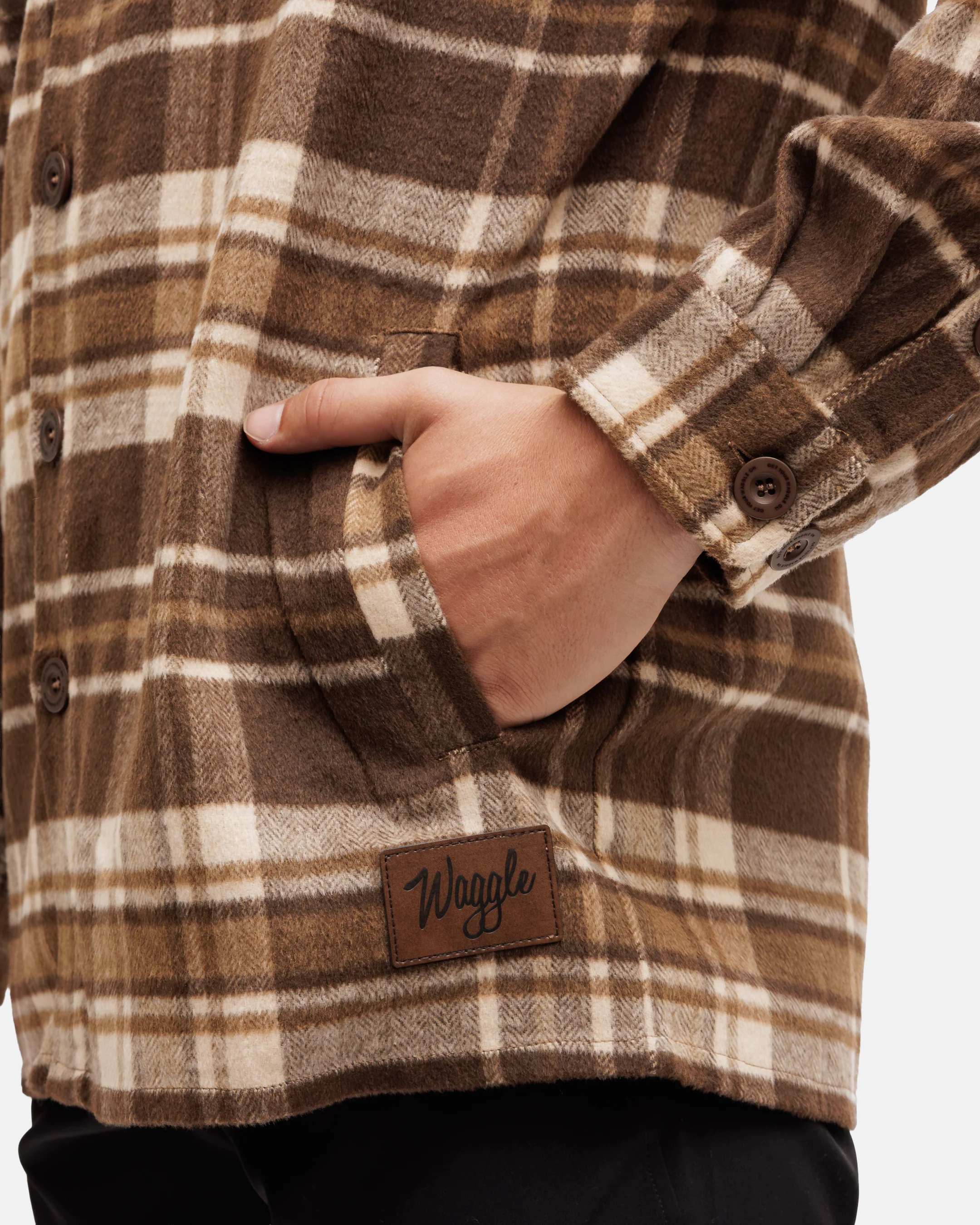 Wally Men's Heavyweight Flannel Overshirt - Image 5